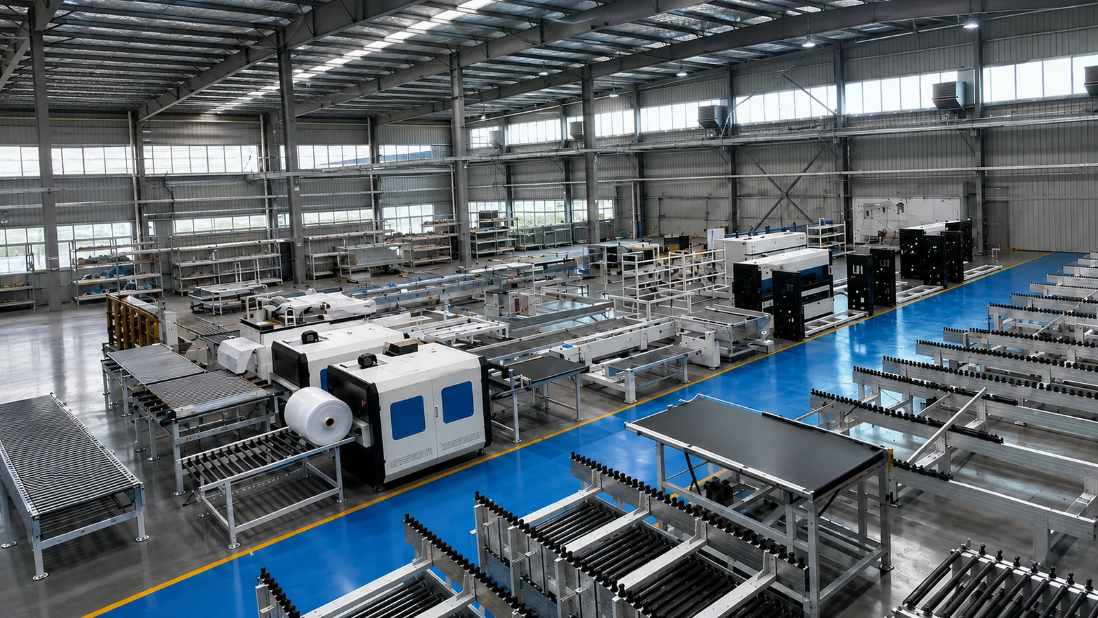 FORTRAN automated packaging line assembly workshop