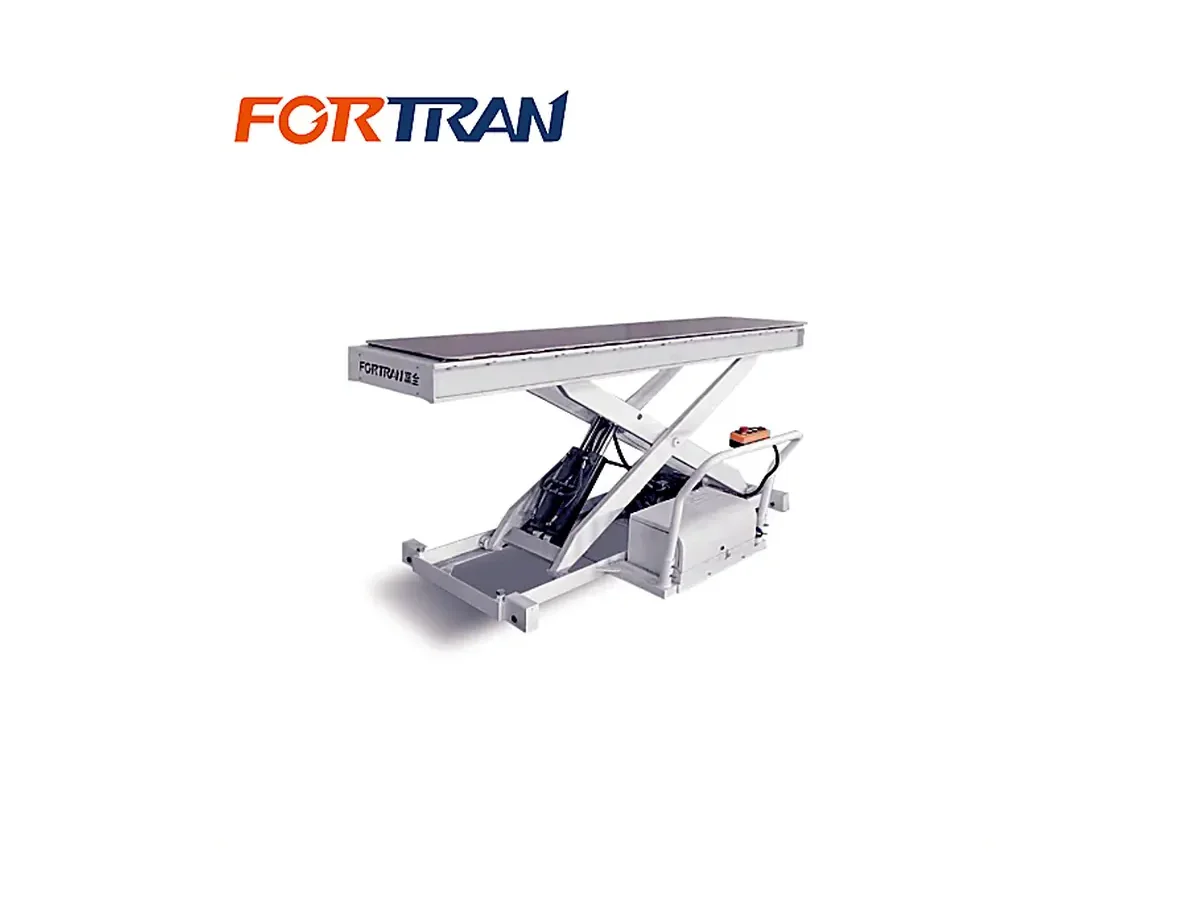 1-Ton Battery-Powered Fixed Roller Panel Lifting Table