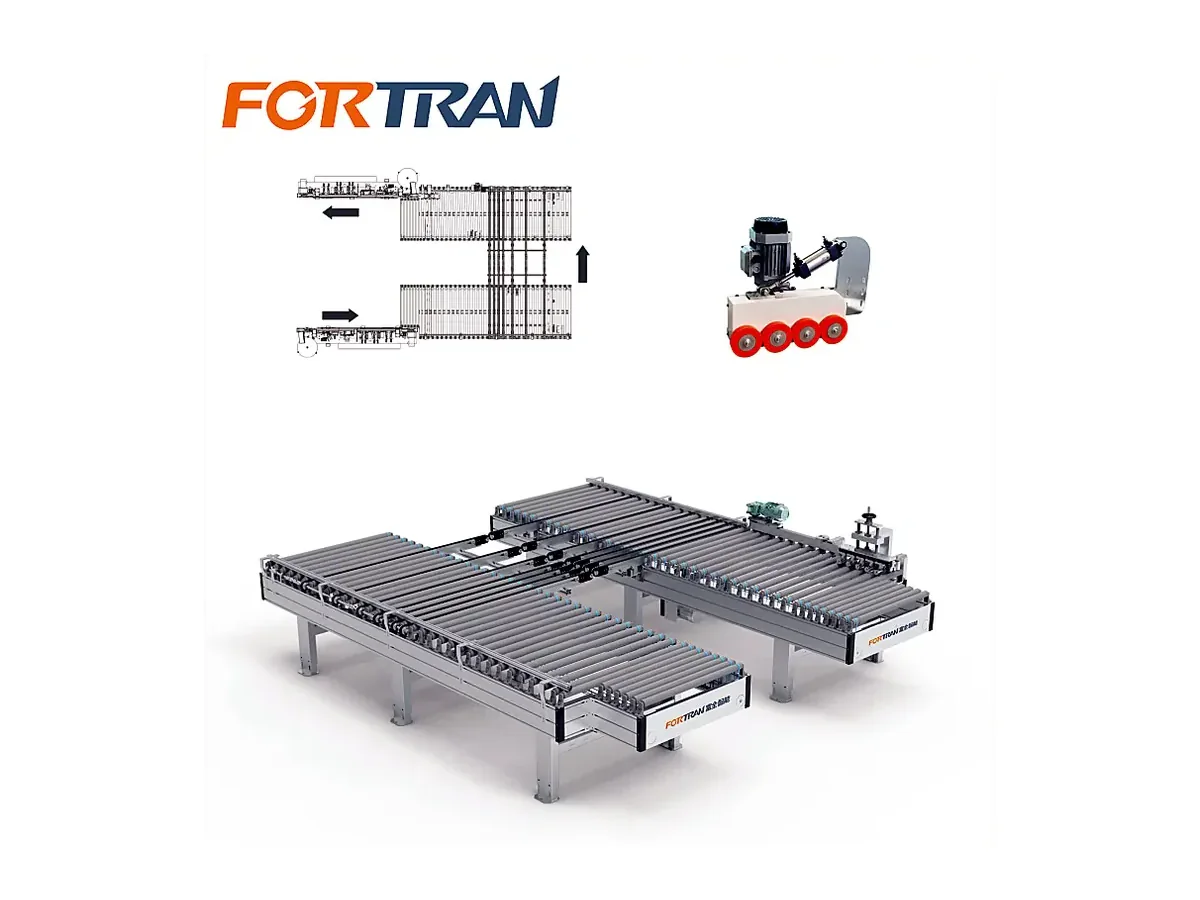 Single-Row Panel Return System for Twin Edge Banders